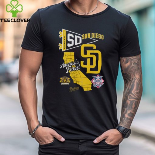 San Diego Padres Split Zone T Shirt