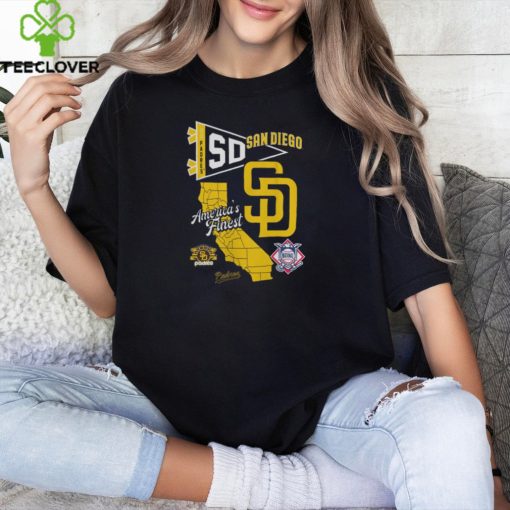 San Diego Padres Split Zone T Shirt