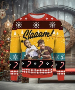 San Diego Padres Ugly Christmas Sweater Slam Diego Players