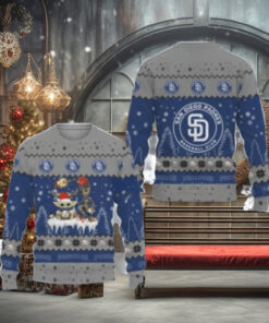 San Diego Padres Ugly Sweater Baby Yoda And Groot