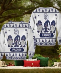 San Diego Padres Ugly Sweater Gnome Winter Wonderland Design