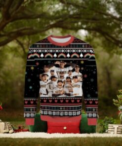 San Diego Padres Ugly Sweater Team Players Christmas