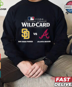 San Diego Padres Vs Atlanta Braves 2024 MLB National League Wild Card Shirt