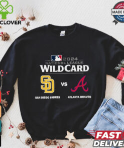 San Diego Padres Vs Atlanta Braves 2024 MLB National League Wild Card Shirt