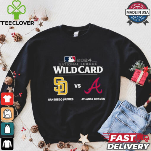 San Diego Padres Vs Atlanta Braves 2024 MLB National League Wild Card Shirt
