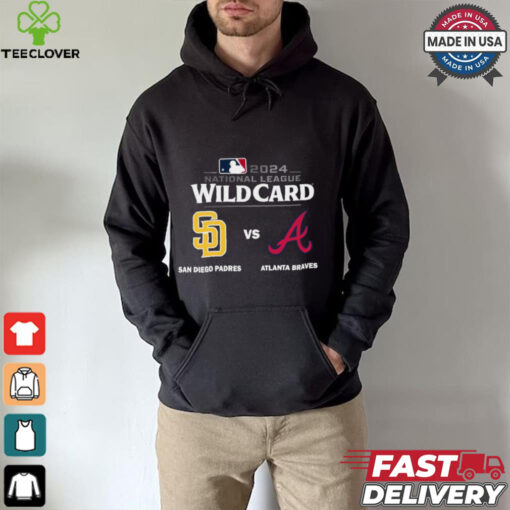 San Diego Padres Vs Atlanta Braves 2024 MLB National League Wild Card Shirt