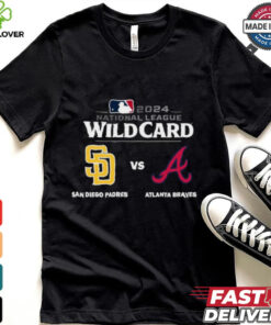San Diego Padres Vs Atlanta Braves 2024 MLB National League Wild Card Shirt