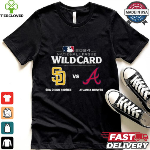 San Diego Padres Vs Atlanta Braves 2024 MLB National League Wild Card Shirt