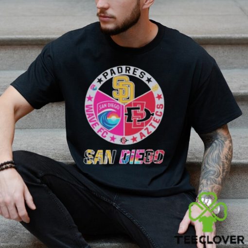 San Diego Padres Wave FC And Aztecs Shirt