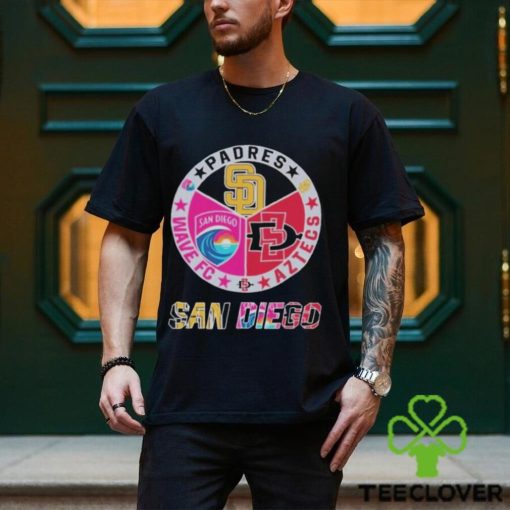 San Diego Padres Wave FC And Aztecs Shirt