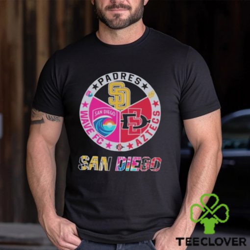 San Diego Padres Wave FC And Aztecs Shirt