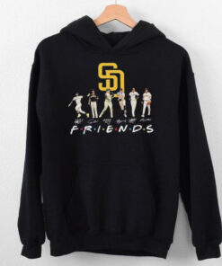 San Diego Padres ace pose Friends signatures shirt