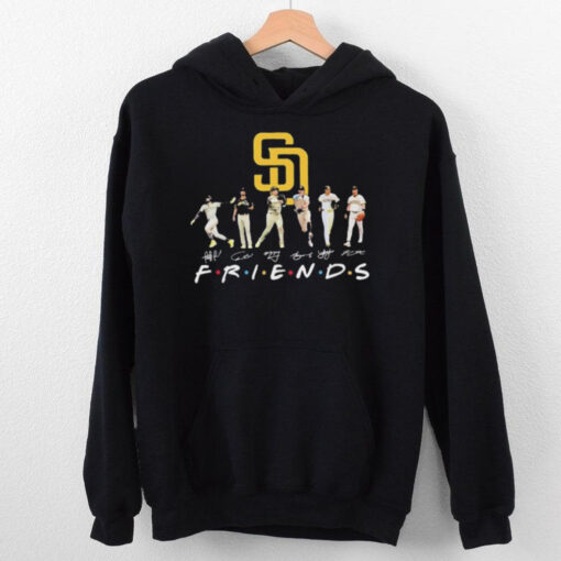 San Diego Padres ace pose Friends signatures hoodie, sweater, longsleeve, shirt v-neck, t-shirt