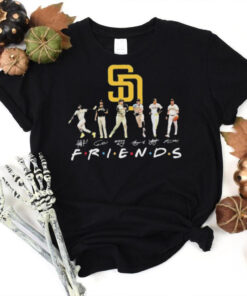 San Diego Padres ace pose Friends signatures hoodie, sweater, longsleeve, shirt v-neck, t-shirt