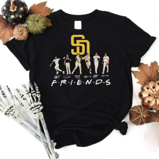 San Diego Padres ace pose Friends signatures hoodie, sweater, longsleeve, shirt v-neck, t-shirt