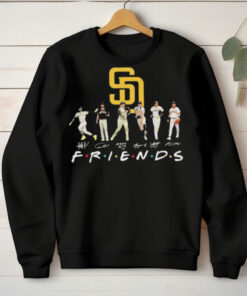 San Diego Padres ace pose Friends signatures hoodie, sweater, longsleeve, shirt v-neck, t-shirt