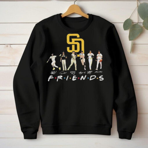 San Diego Padres ace pose Friends signatures hoodie, sweater, longsleeve, shirt v-neck, t-shirt