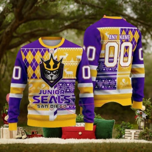San Diego Seals Special Design Big Logo Ugly Christmas Sweater