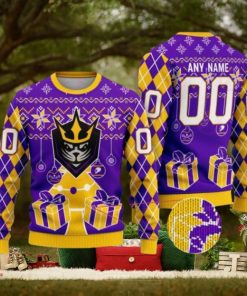 San Diego Seals Special Design Merry Matchup Light Up Ugly Christmas Sweater