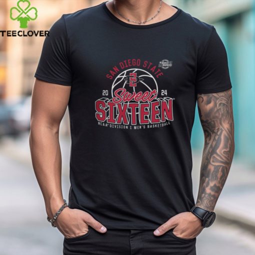 San Diego State 2024 NCAA Men_s Basketball Tournament March Madness Sweet Sixteen Defensive Stance T Shirt