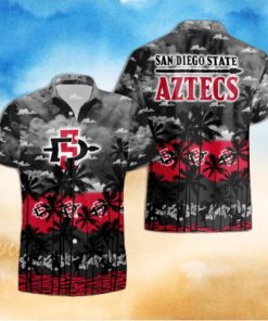 San Diego State Aztecs Palms Tree Hawaiian Shirt