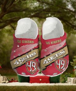 San Francisco 49Ers Logo Pattern Crocs Shoes Red & White