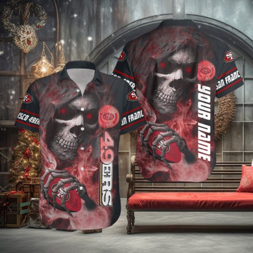 San Francisco 49Ers NFL All Over Print Personalized Hawaiian Shirt And Shorts For Fans