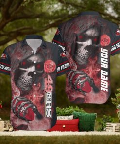 San Francisco 49Ers NFL All Over Print Personalized Hawaiian Shirt And Shorts For Fans