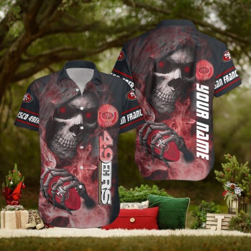 San Francisco 49Ers NFL All Over Print Personalized Hawaiian Shirt And Shorts For Fans