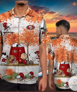 San Francisco 49Ers Snoopy Autumn Hawaiian Shirt