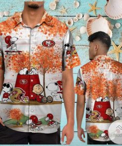San Francisco 49Ers Snoopy Autumn Hawaiian Shirt