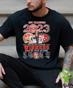 San Francisco 49Ers Winner Detroit Lions 34 31 2023 2024 NFC Champions Shirt