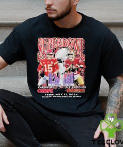 San Francisco 49Ers vs. Kansas City Chiefs Super Bowl LVIII February 11 2024 sHIRT