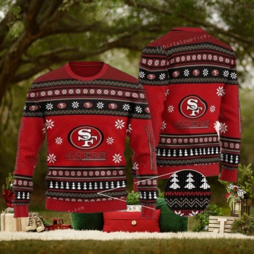 San Francisco 49er Football Christmas Ugly Sweater Party