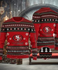 San Francisco 49er Football Christmas Ugly Sweater Party