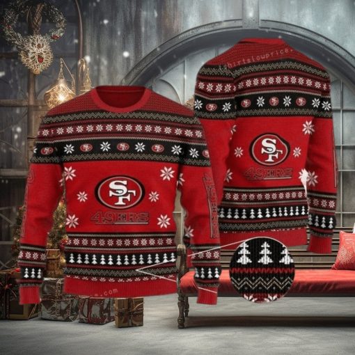San Francisco 49er Football Christmas Ugly Sweater Party