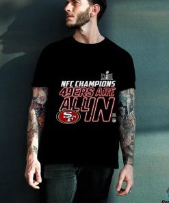 San Francisco 49ers 2023 Nfc Champions 49ers Are All In Shirt