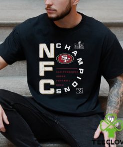 San Francisco 49ers 2023 Nfc Champions Right Side Draw T Shirt