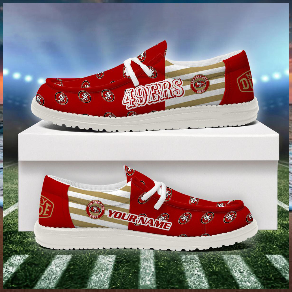 San Francisco 49ers 2024 Version Personalized Hey Dude Shoes San Francisco 49ers 2024 Version Personalized Hey Dude Shoes