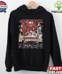 San Francisco 49ers 80th Anniversary 1944 2024 Signatures Shirt