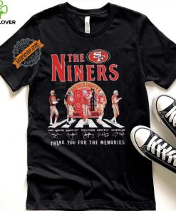 San Francisco 49ers Abbey Road The Niners Thank You For The Memories Signatures shirt