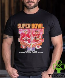 San Francisco 49ers And Kansas City Chiefs Super Bowl 2024 At Las Vegas Shirt
