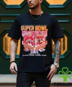 San Francisco 49ers And Kansas City Chiefs Super Bowl 2024 At Las Vegas Shirt