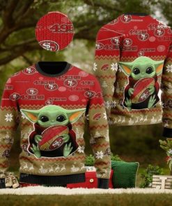San Francisco 49ers Baby Yoda Womens Ugly Sweater
