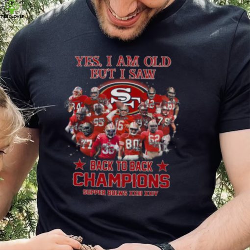 San Francisco 49ers Back to Back Champions Signature Shirt