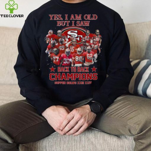 San Francisco 49ers Back to Back Champions Signature Shirt