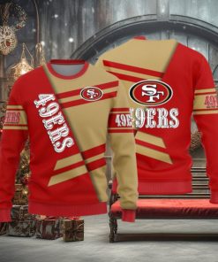 San Francisco 49ers Basic Pattern Knitted Sweater For Christmas