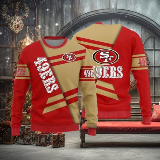 San Francisco 49ers Basic Pattern Knitted Sweater For Christmas