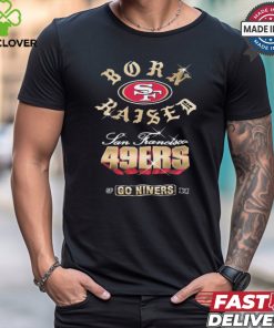 San Francisco 49ers Born x Raised Black Chrome Rocker Shirt