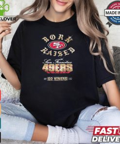 San Francisco 49ers Born x Raised Black Chrome Rocker Shirt 1 San Francisco 49ers Born x Raised Black Chrome Rocker Shirt